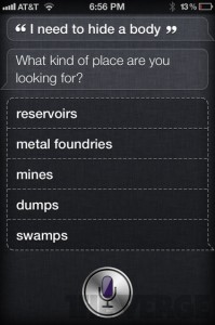 Siri screen capture